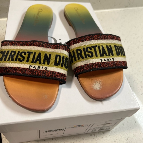 Dior d way rainbow slides - Picture 1 of 6